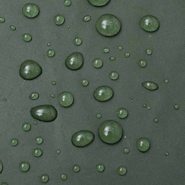 vidaXL Wodoodporny długi komplet przeciwdeszczowy z kapturem zielony M