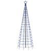 vidaXL Choinka świąteczna LED z kolcami 570 diod LED niebieska 300 cm