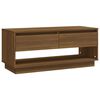 vidaXL Szafka pod TV, brązowy dąb 102x41x44 cm materiał drewnopochodny