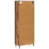 vidaXL Highboard Montowane na ścianie Stare drewno 69,5 x 34 x 180 cm