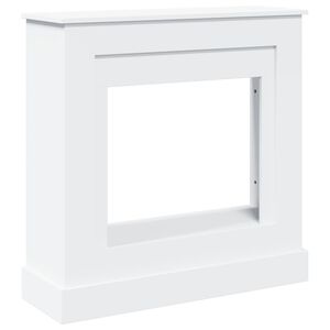 vidaXL Obudowa kominka, biała, 90x30x90 cm, materiał drewnopochodny