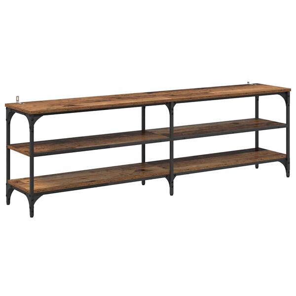vidaXL Szafka pod telewizor Stare drewno 160 x 30 x 50 cm