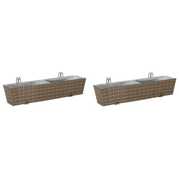 vidaXL Balustrada Metal