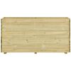 vidaXL Podwyższona donica z podłogą, 150x50x75 cm, impregnowana sosna