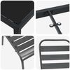 vidaXL Zestaw do jadalni w ogrodzie 5 pcs Antracyt