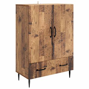 vidaXL Bufet Stare drewno 66 x 34,5 x 95 cm Drewno inżynieryjne
