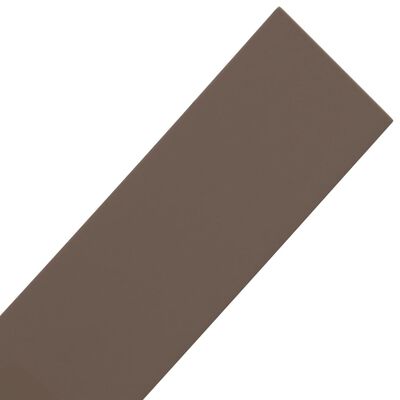 vidaXL Obrzeże ogrodowe, brązowe, 10 m, 10 cm, polietylen
