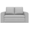 vidaXL Sofa Bed Szary chmur 148 x 71 x 83 cm tkanina