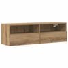 vidaXL Szafka pod telewizor 2 pcs dąb artisan 100 x 30 x 30 cm
