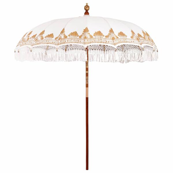 vidaXL Baliński Parasol Kremowy 215 x 215 x 260 cm
