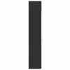 vidaXL Szafka, czarna, 70x42,5x225 cm, materiał drewnopochodny
