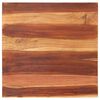 vidaXL Blat stołu, lite drewno akacjowe, 25-27 mm, 70x70 cm