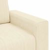 vidaXL Sofa Fotel Kremowy 100x77x82 cm Tkanina Kordowa