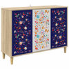 vidaXL Bufet MAINZ Sonoma 102 x 33 x 75 cm Drewno inżynieryjne