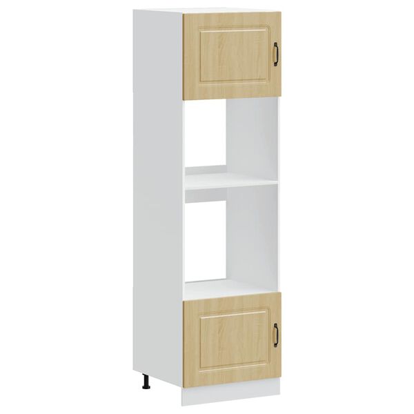 vidaXL Szafki do piekarnika, 2 szt., Kalmar, dąb sonoma