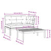 vidaXL 2-cz. zestaw wypoczynkowy do ogrodu, z poduszkami, akacjowy