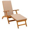 vidaXL Leżak z funkcją pochylania i składania 55 x 146 x 91 cm