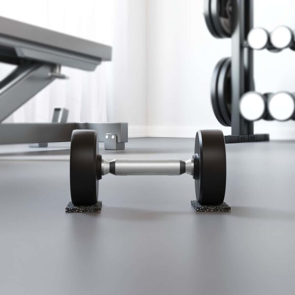 vidaXL Rolka Gumowa Czarny Guma