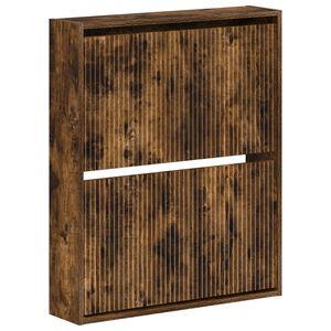 vidaXL Wisząca szafka na buty ARNHEM 71 x 17 x 86 cm Dąb wędzony