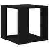 vidaXL Stolik kawowy Czarny Dąb 32 x 32 x 30 cm Drewno inżynieryjne