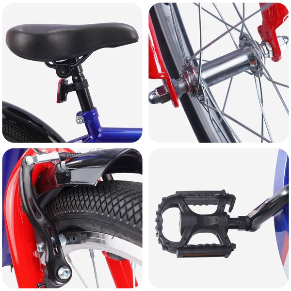 vidaXL Rower Dziecięcy 18 Cali dla dzieci w wieku 5-7 lat