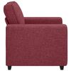 vidaXL Sofa Fotel Wino Czerwone 100x77x82 cm Tkanina