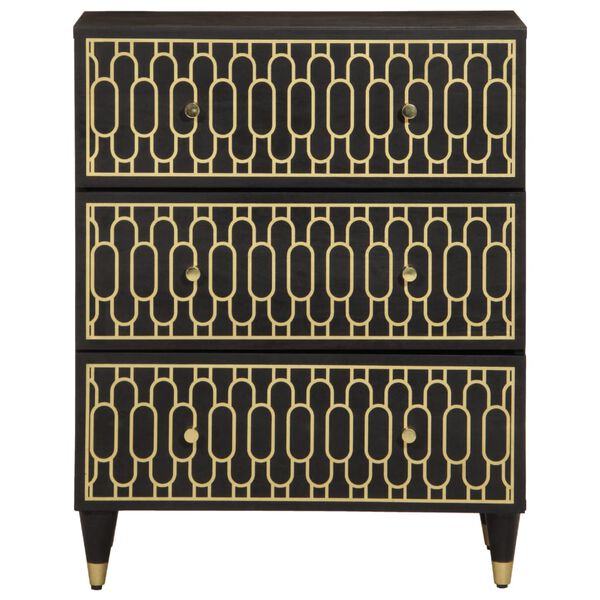 vidaXL Szafki, 2 szt., 60x33x75 cm, lite drewno mango