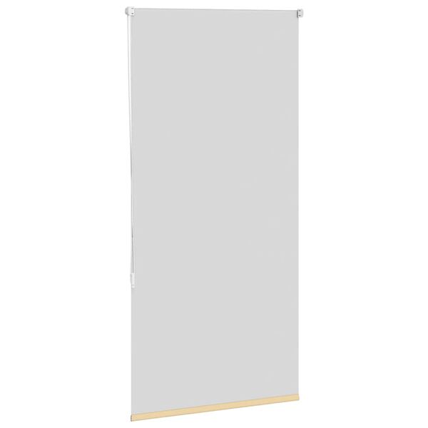 vidaXL Roleta zaciemniająca beżowa 75x130 cm Szerokość tkaniny 70,7 cm