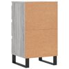vidaXL Komoda, szary dąb sonoma, 40x35x70 cm, materiał drewnopochodny