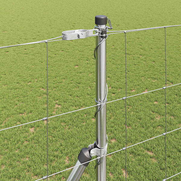 vidaXL Słupek ogrodzeniowy. Galwanizowany 25 x 1,5 m Stal