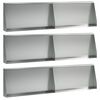 vidaXL Mur oporowy 6 szt. 80 x 12 x 50 cm Stal ocynkowana srebrny