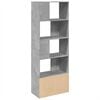 vidaXL Regał, szarość betonu, 70x36x189 cm, materiał drewnopochodny