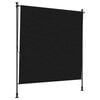 vidaXL Zewnętrzna Roleta Rolkowa Czarny 200 x 270 cm