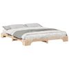vidaXL Ramka ł&oacute;żka Brązowy 180 x 210 cm Lite drewno sosnowe
