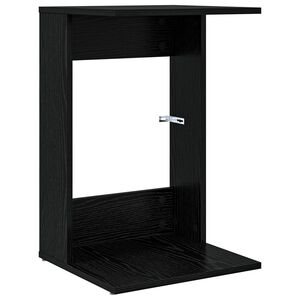 vidaXL Stolik boczny Czarny Dąb 40 x 38 x 62,5 cm Drewno inżynieryjne
