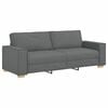 vidaXL Sofa 3 pcs Ciemnoszary 220 x 80 x 84 cm Tkanina lniana