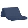 vidaXL Składana Sofa Ł&oacute;żko 80 x 67 x 45 cm niebieski