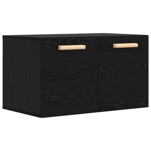 vidaXL Szafka ścienna Czarny dąb 60 x 36,5 x 35 cm Drewno inżynieryjne