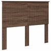 vidaXL Zagł&oacute;wek Brązowy dąb 120 cm Materiał drewnopochodny