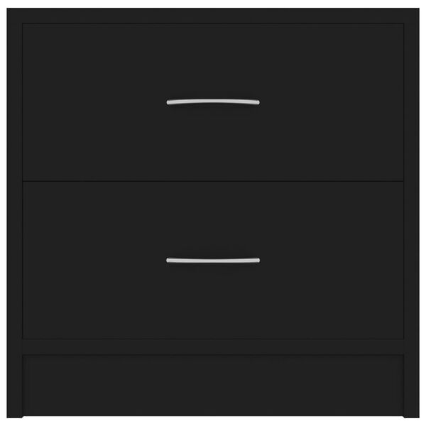 vidaXL Szafka nocna, czarna, 40x30x40 cm, materiał drewnopochodny