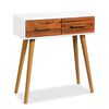 vidaXL Stolik konsola z drewna akacjowego 70x30x75cm