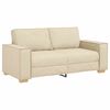 vidaXL Sofa 2-osobowa kremowa 180x78x84 cm Tkanina