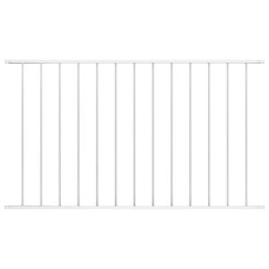 vidaXL Panel ogrodzeniowy Woerden stal malowana proszkowo 163x75 cm biały