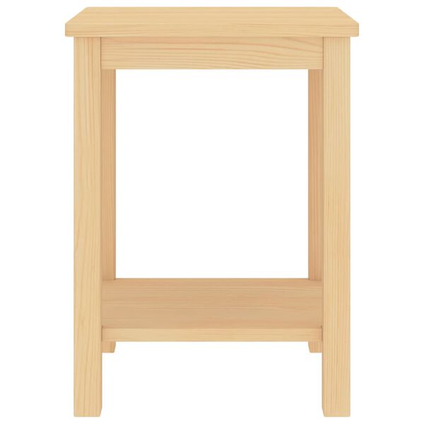 vidaXL Szafka nocna, naturalne drewno, 35x30x47 cm, lita sosna