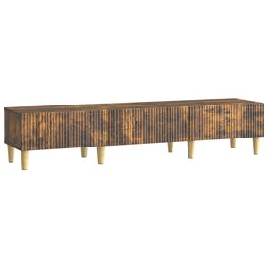 vidaXL Szafka pod telewizor z szufladą Dąb wędzony 147 x 34,5 x 30 cm