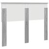 vidaXL Zagł&oacute;wek Szary Sonoma 120 cm Materiał drewnopochodny