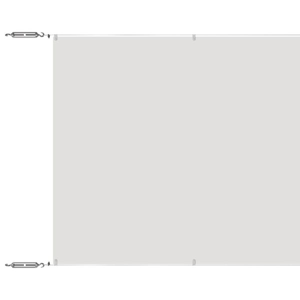 vidaXL Markiza pionowa, biała, 100x800 cm, tkanina Oxford