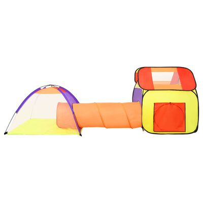 vidaXL Namiot do zabawy dla dzieci, kolorowy, 338x123x111 cm