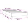 vidaXL Ł&oacute;żko typu Box Spring bez materaca Ciemnozielone 80x210 cm