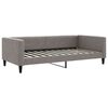 vidaXL Sofa rozsuwana z materacami, kolor taupe, 100x200 cm, tkanina